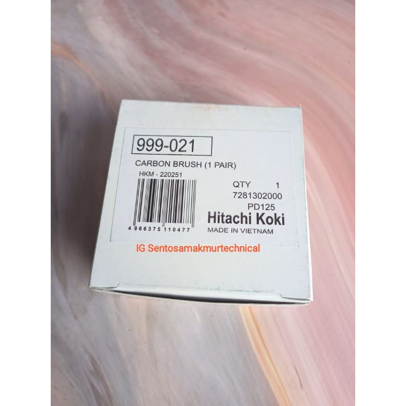 HITACHI 21 Carbon Brush Arang Bostel CB Grenda G10SS 021 ORIGINAL ASLI