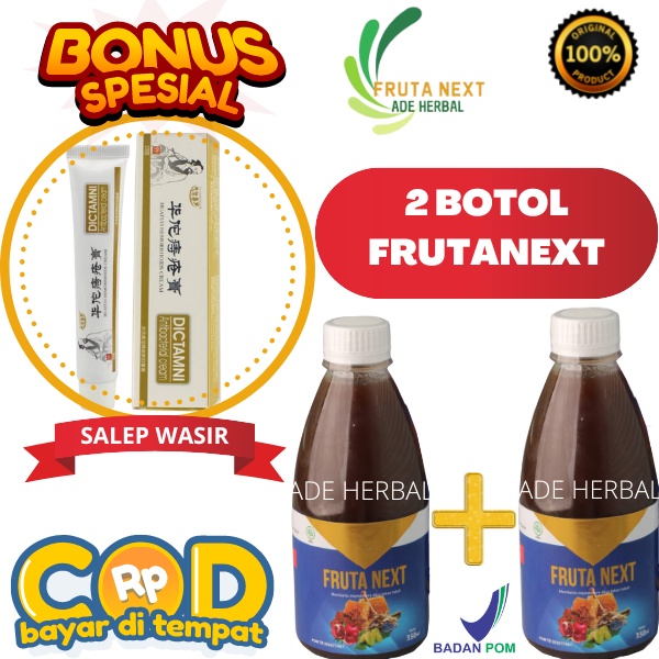 Obat FRUTANEXT Wasir Ambeien Luar Dalam Berdarah FRUTA NEXT Original ( ISI 2 BOTOL + SALEP WASIR )
