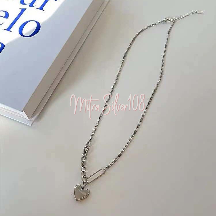 [MS108] NL 18 - KALUNG WANITA MOTIF LOVE | KALUNG RANTAI | KALUNG KOREA FASHION