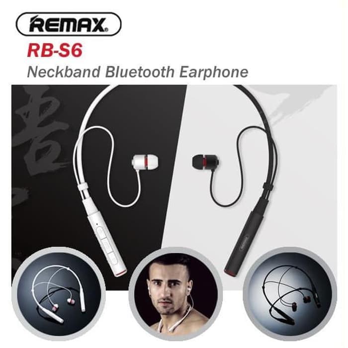 REMAX RB-S6 Neckband Bluetooth Earphone