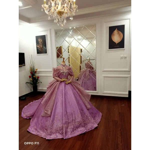 Gaun pengantin barbie termurah/wedding dress