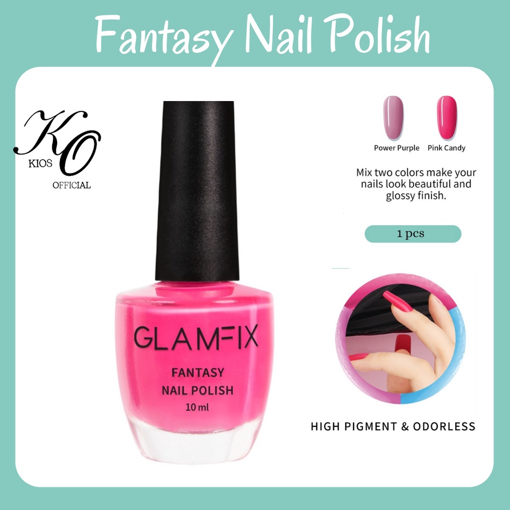 Glam Fix Fantasy Nail Polish Kutek Cat Kuku | Glam Fix Alat Kecantikan Makeup By YOU