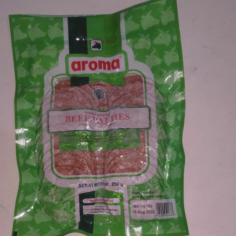 

Beef Pepperoni 250gr Aroma Beef Patties