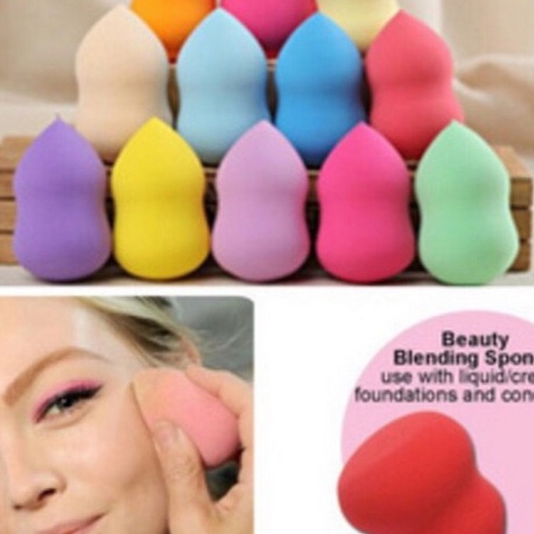 Mysterygirl - Spons Make up Beauty Sponge Blender / Sponge Make Up Puff Spons Bedak Sponge Telur Spons Telor / Alat Kosmetik Telur