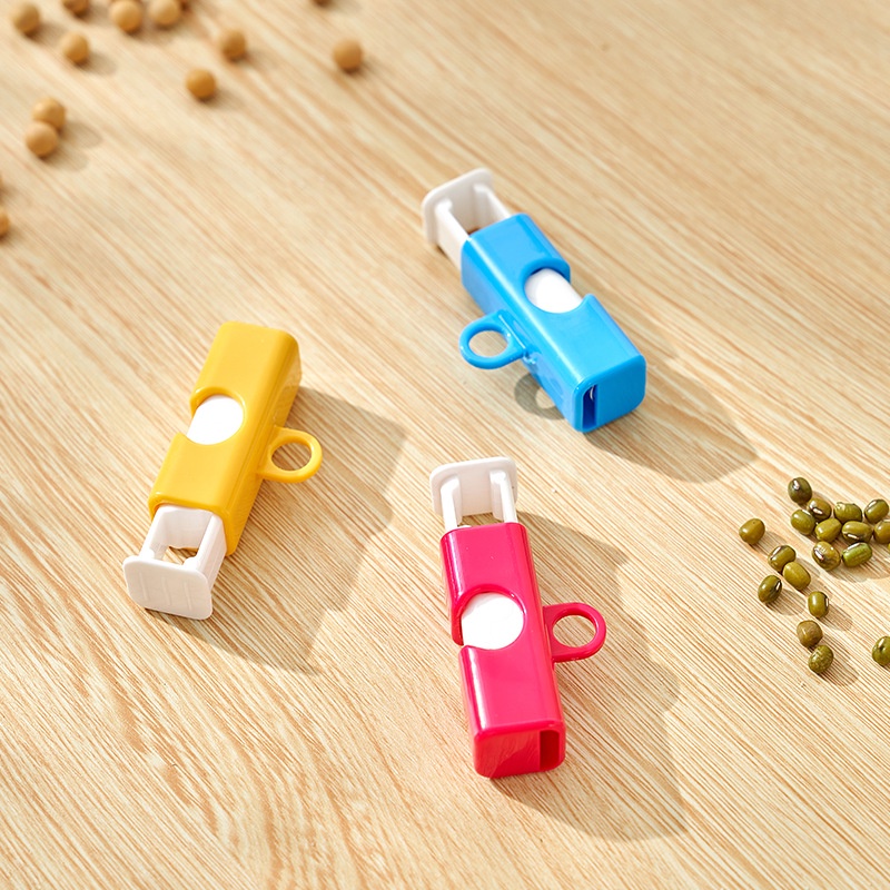 3 Pcs/set Creative Food Sealing Clip / Elastic Button Type Snack Bread Bag Sealing Clips for Kitchen