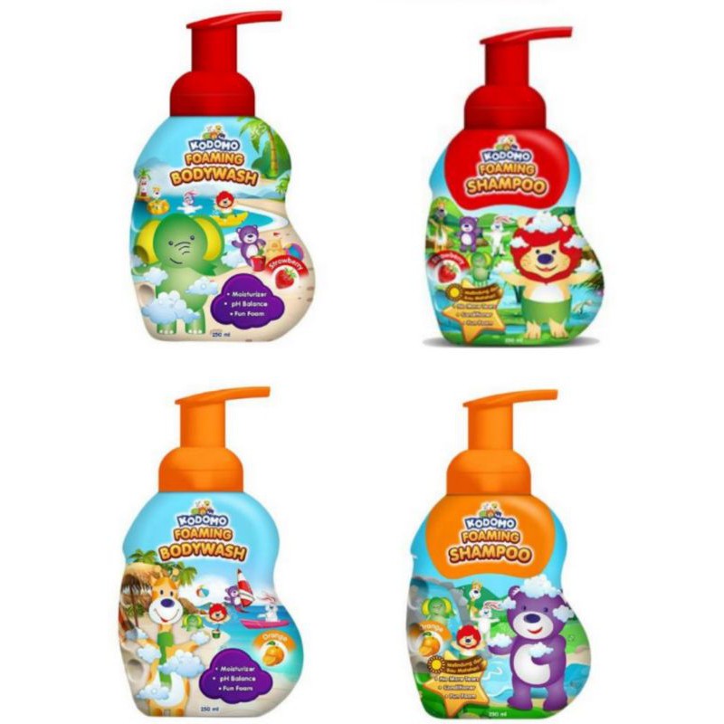 (250ml)  kodomo pump shampoo &amp;body wash