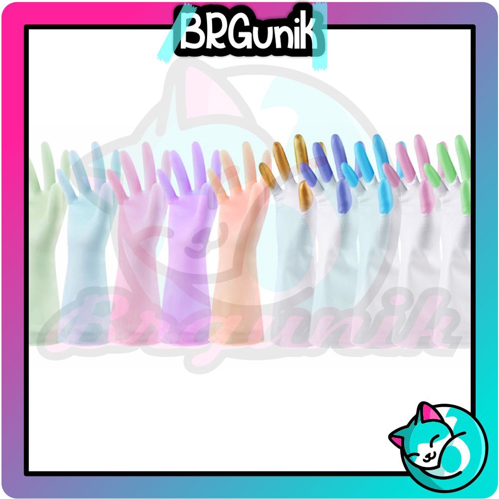 BRGUNIK Rubber Glove Sarung Tangan Silikon Serba Guna R738 739