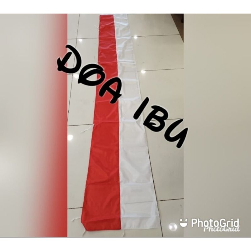 

best seller umbul-umbul merah putih model lurus 5meter ready stock