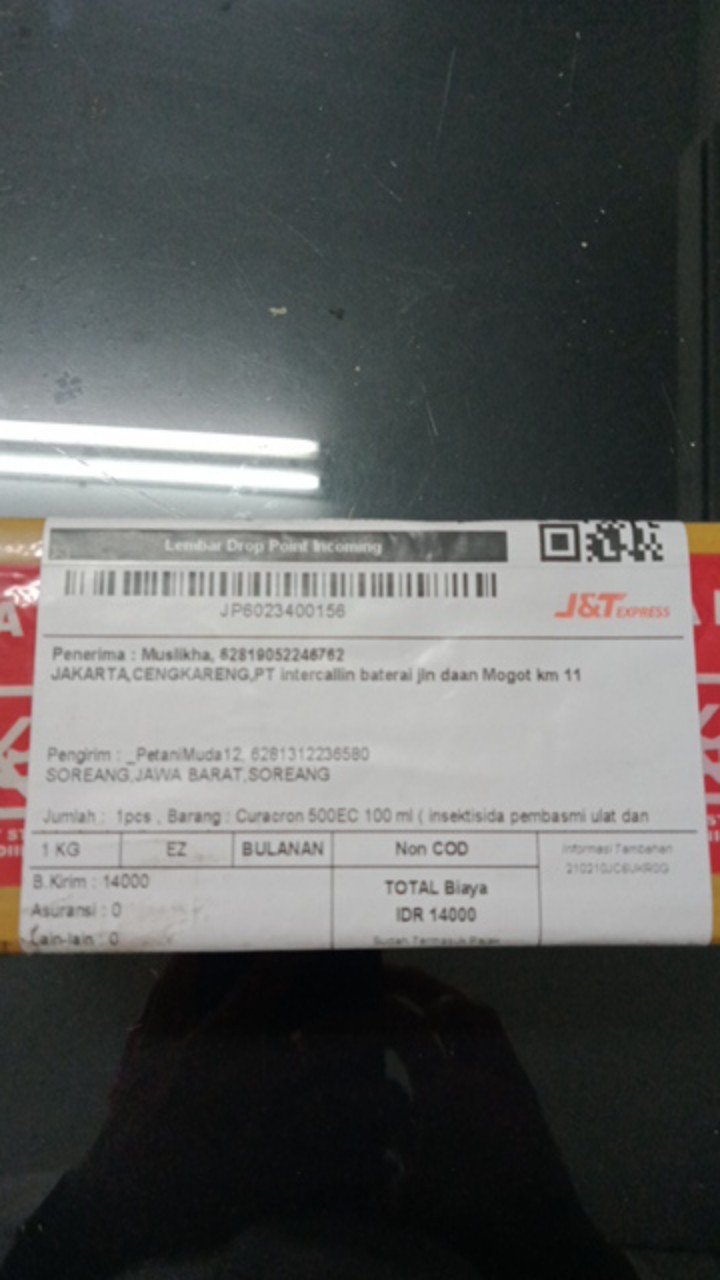 Curacron 500ec 100 Ml ( Insektisida Pembasmi Ulat Dan Lalat Buah Paling Murah )