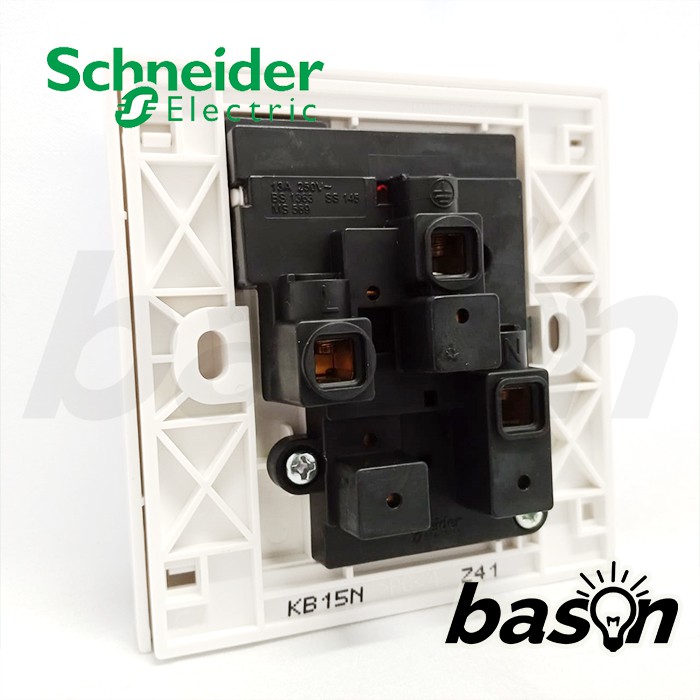 SCHNEIDER Vivace 1 Gang Switched Socket with Neon - Stop Kontak AC / UK