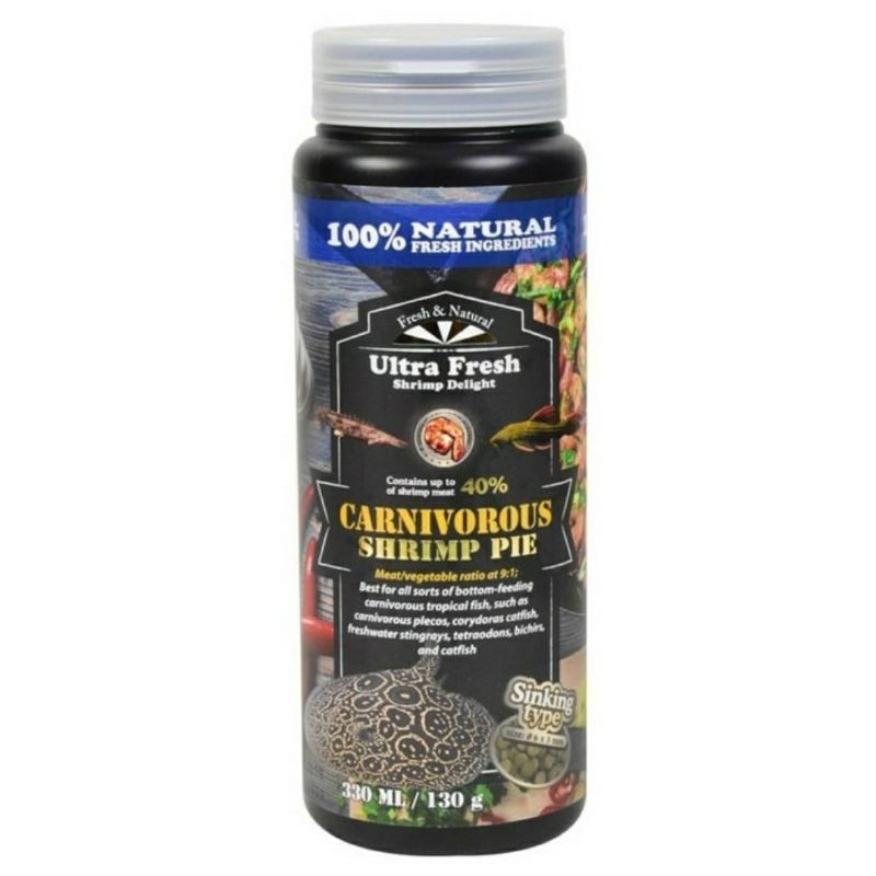 

ultra fresh 130gr carnivorous shrimp pie makanan ikan pari tropis tropical air tawar laut