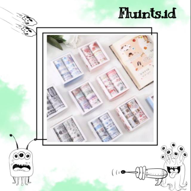 

10 ROLL MASKING TAPE MOTIF