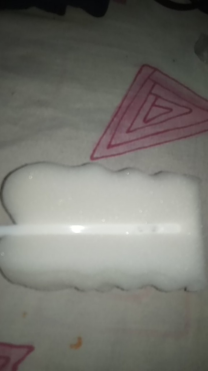 Spons Putih Pencuci Botol Dan Gelas (b68k)