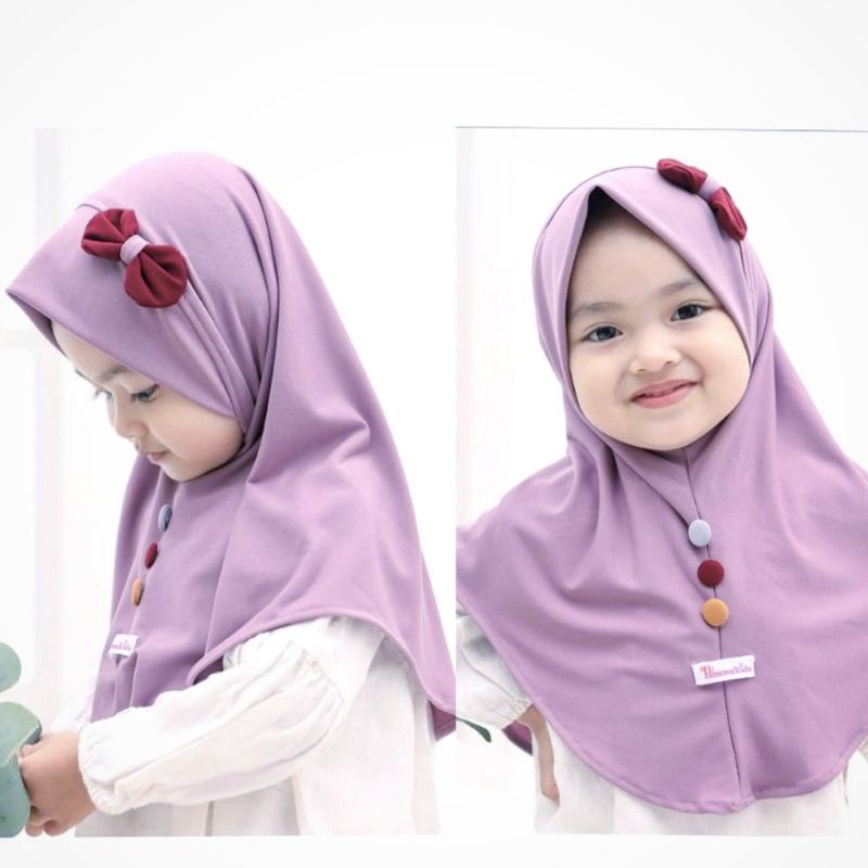 hijab bayi 0 6 bulan 0 1 2 tahun KANCING PITA Kerudung anak bayi hijab bayi jilbab anak bayi jilbab 
