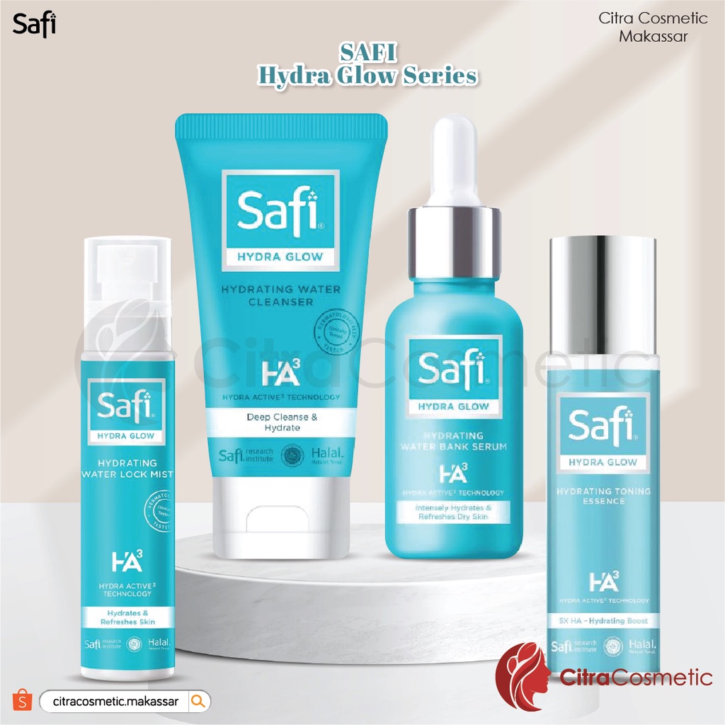 Safi Hydra Glow Series | Toning Essence | Bank Serum | Cleanser | Lock Mist