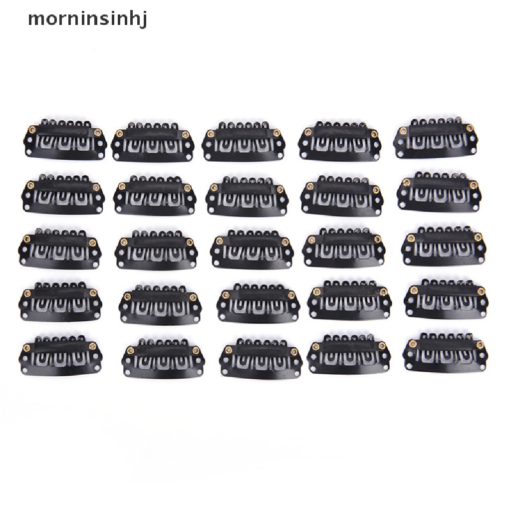 Mornin 40pcs Extension Rambut Bentuk U Bahan Steel