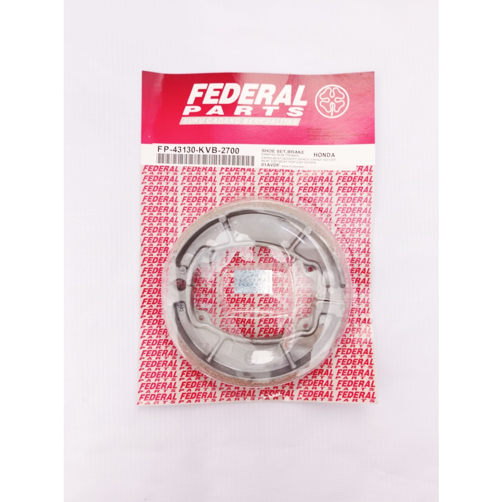 KAMPAS REM FP-43130-KVB-2700 FEDERAL ORIGINAL KAMPAS REM VARIO,BEAT,SPACY,SCOOPY,VERZA MURAH