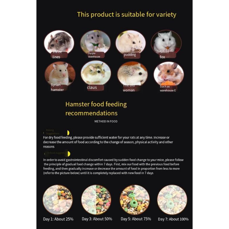 Makanan Hamster Premium Import 400Gram