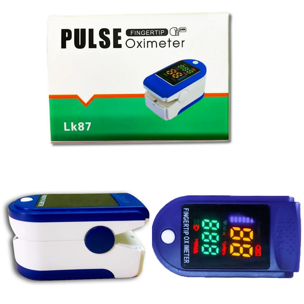 Fingertip Pulse Oximeter Alat Kesehatan Kadar Saturasi Oksigen