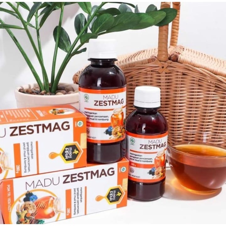 

ZESTMAG Madu Herbal - Untuk Asam Lambung Maag Gerd - 280 Gram
