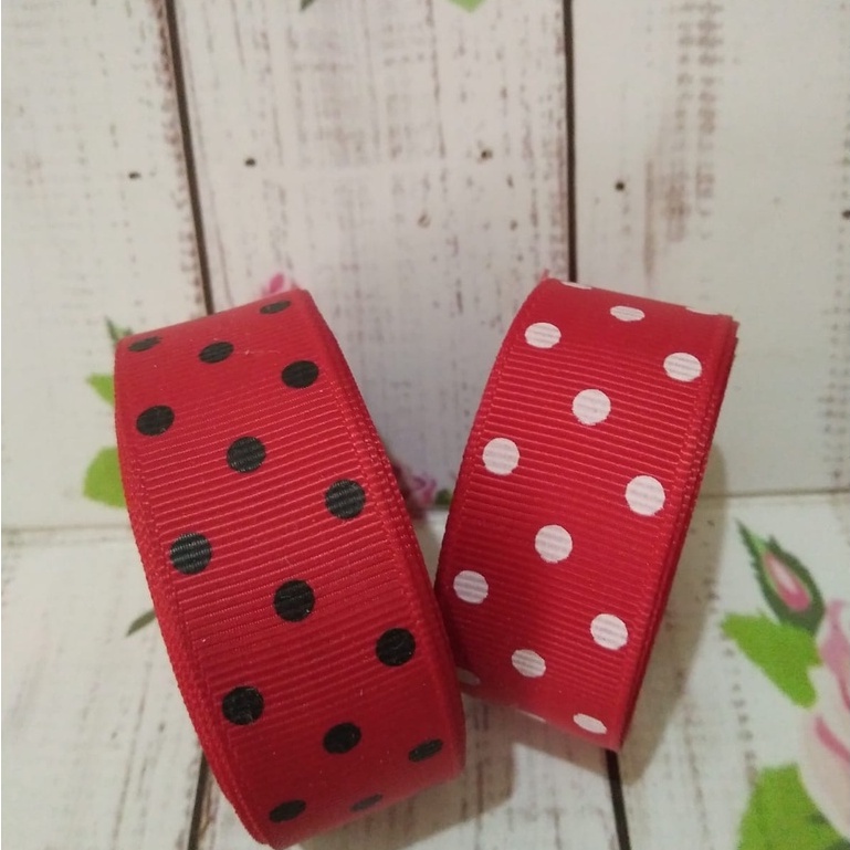 

GM RB44(PER YARD) PITA GROSSGRAIN 2,5CM MOTIF POLKADOT