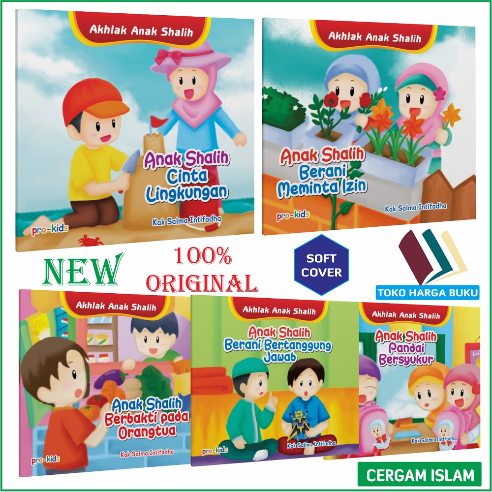 Foto Paket Akhlak Anak Shalih Seri 2 TERBARU 5 buku - Penerbit Pro Kids