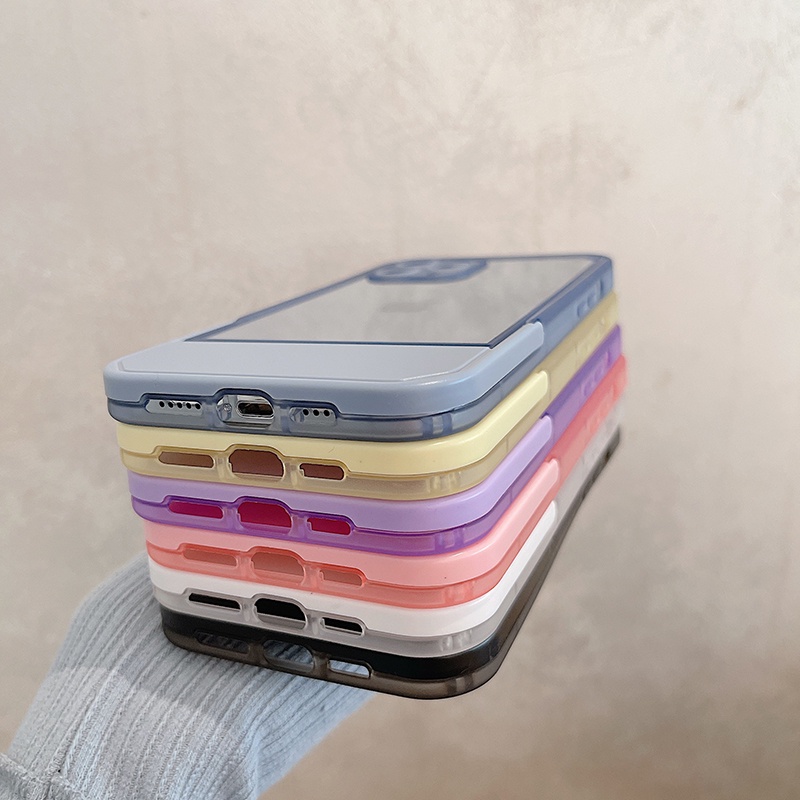 Case TPU Transparan Untuk iPhone 13 13pro 13prm 11 7Plus 8Plus Xr xs 13 12pro xs max