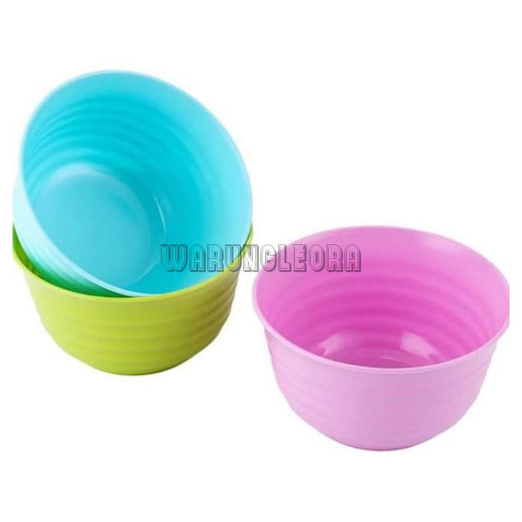 Mangkok Plastik Tebal Mangkuk Sayur Mangkok Plastik Besar 19 Cm Food Grade