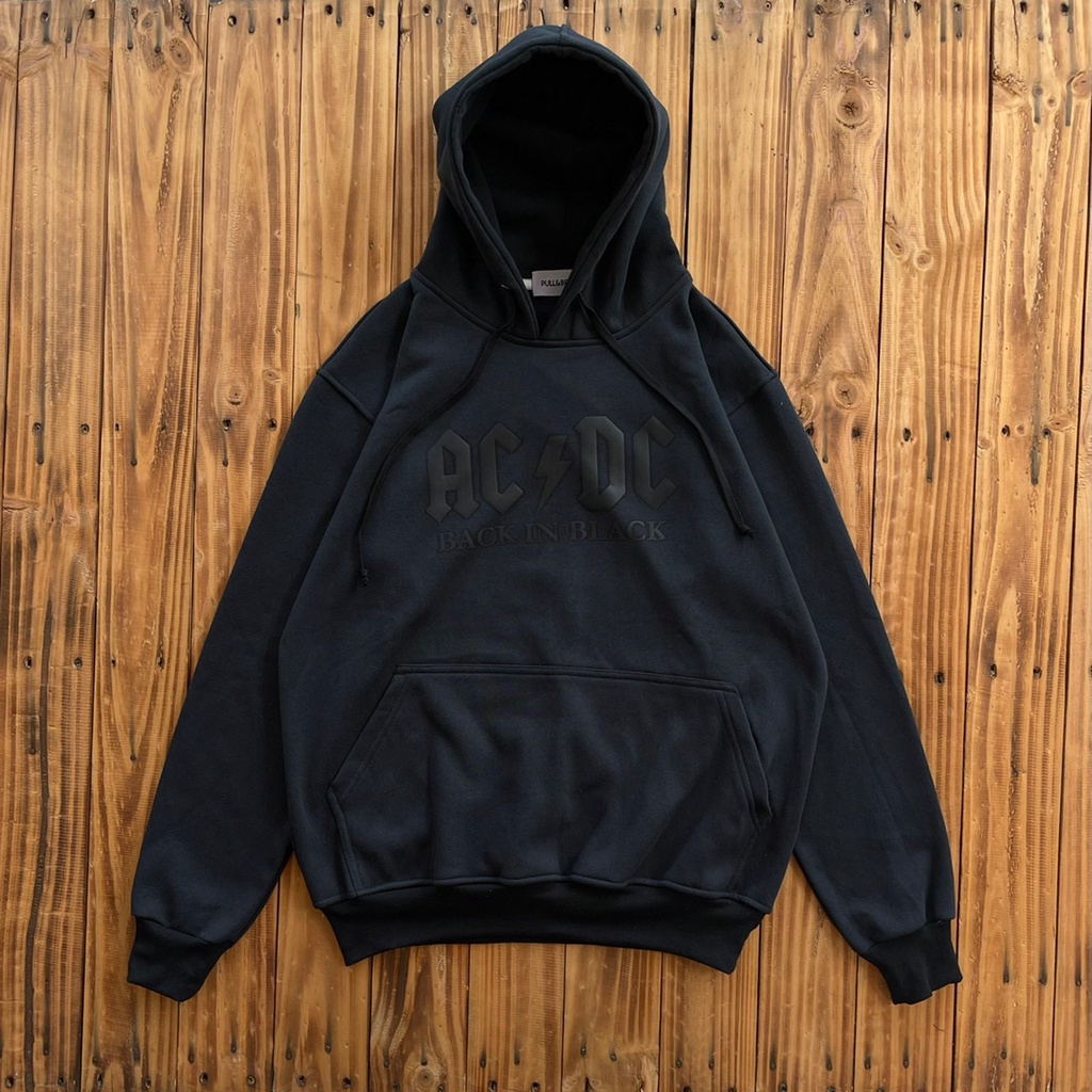 Hoodie Pull & Bear ACDC on Black