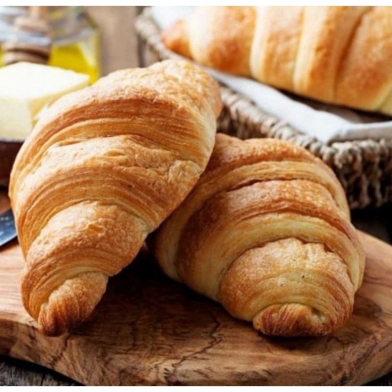 bonchef croissant pure butter 30gr / frozen dough croissant croffle