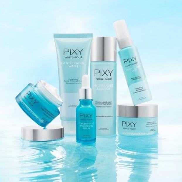 Paket Pixy Skincare White Aqua Lengkap cocok untuk hantaran
