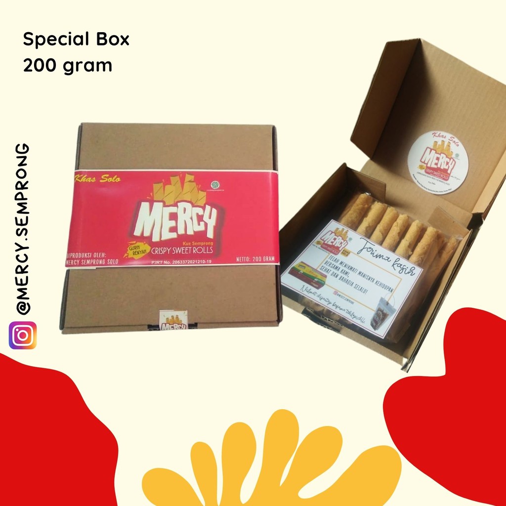 

KUE SEMPRONG WIJEN KHAS SOLO MERCY HAMPERS BOX