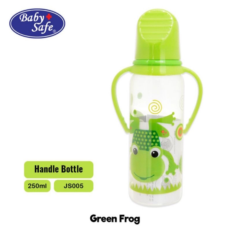 Baby Safe Feeding Bottle With Handle Botol Susu 250 ml (JS005)