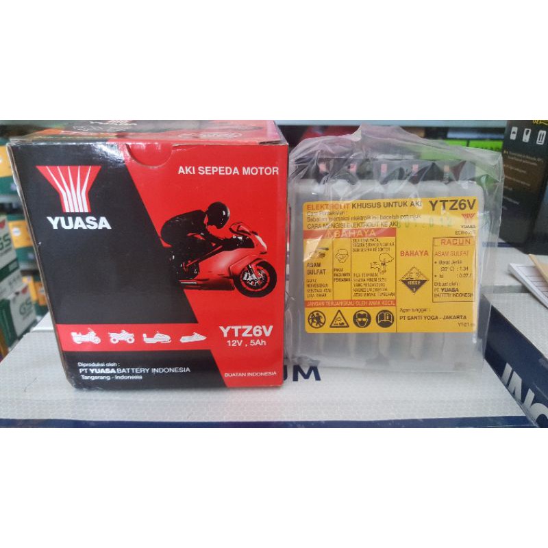 AKI MOTOR VARIO 125/150,PCX, FREEGO YUASA YTZ6V...