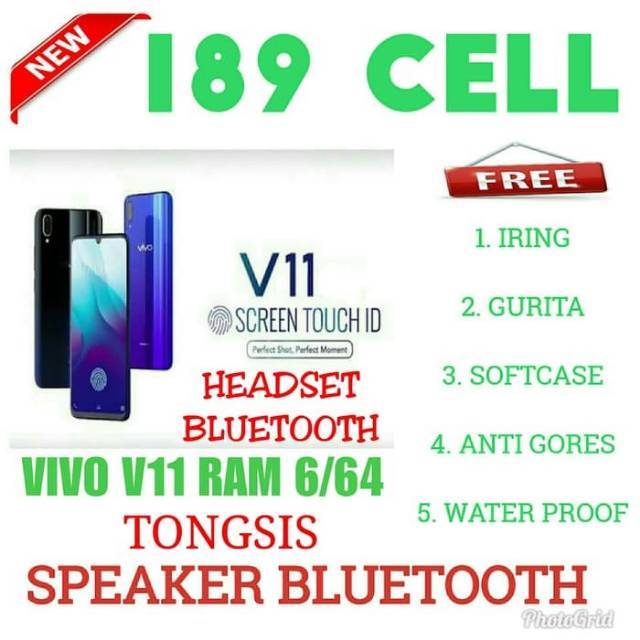 VIVO V11 6/64 GARANSI RESMI VIVO INDONESIA