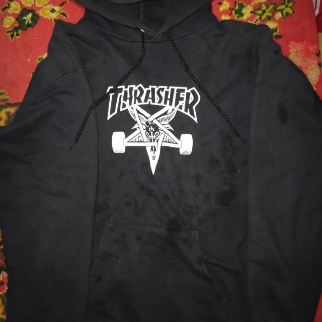 thrasher hoodie skate goat
