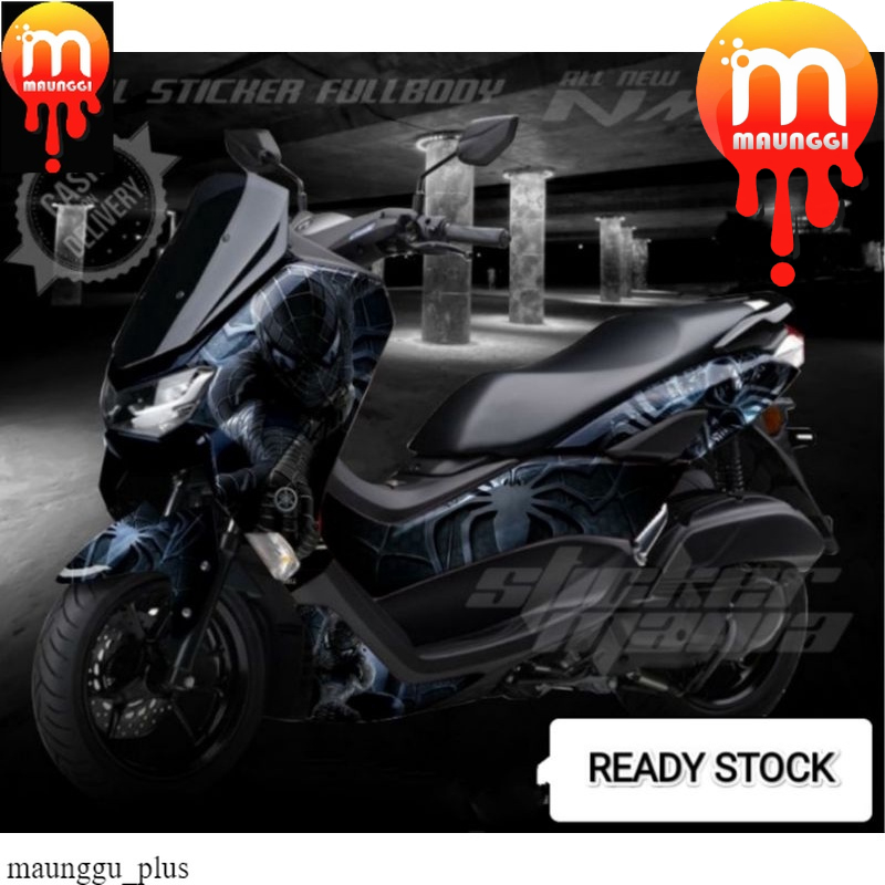 Striping all new nmax 2021 Decal nmax new 155 full body Stiker nmax 2022 full motif spiderman Sticke