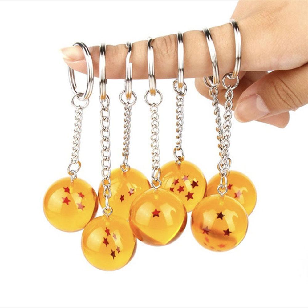 Lanfy Dragon Ball Gantungan Kunci Aksesoris Alat Peraga Cosplay Liontin Goku 1-7 Bintang Collection