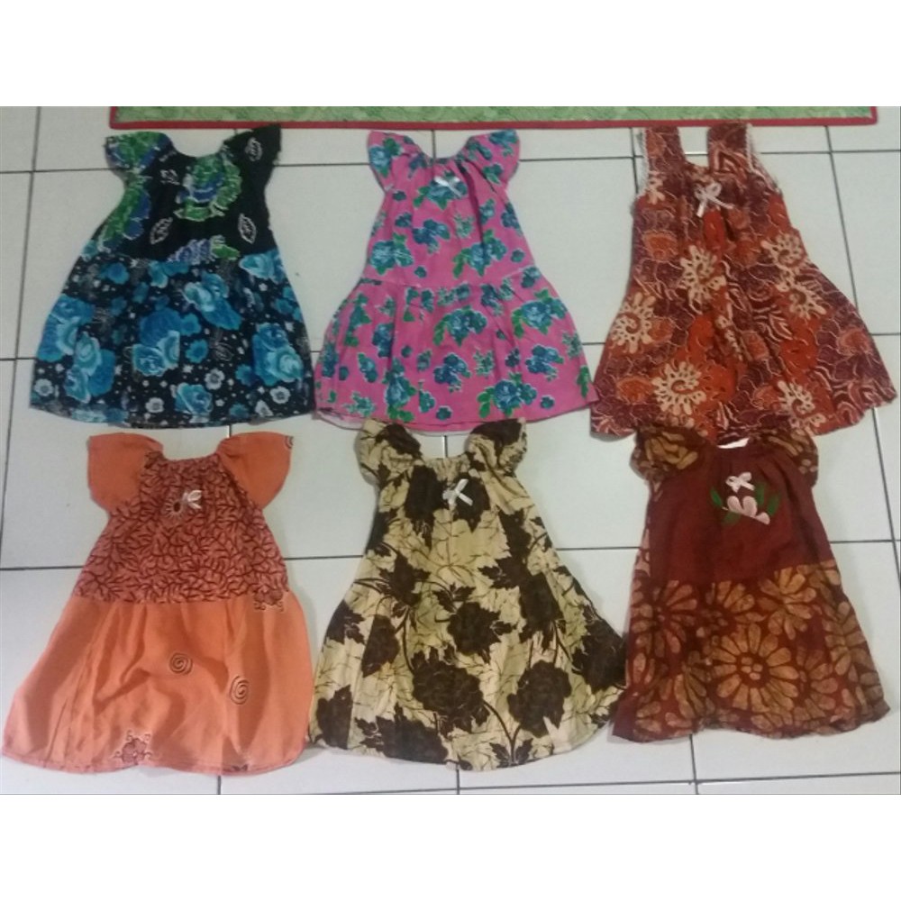 Baju Daster 2-4 Tahun Dress Anak Perempuan Termurah No Obras