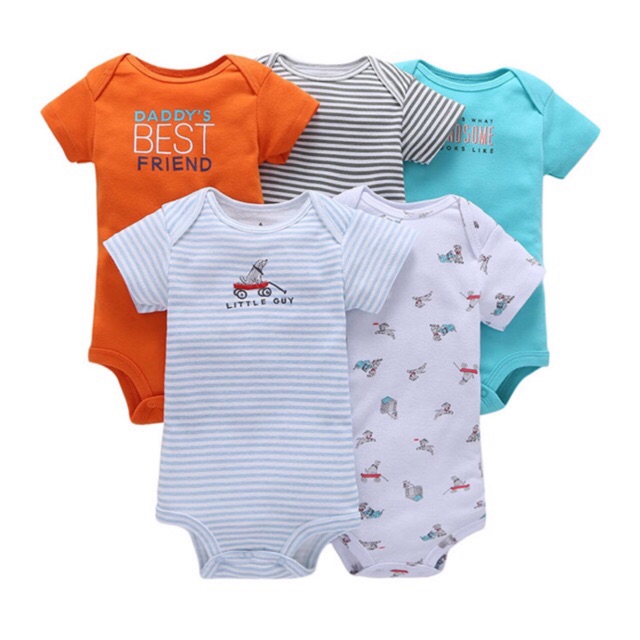 [ISI 5] | PAKAIAN BAYI [Kualitas Impor] BAJU ANAK JUMPER JUMPSUIT ROMPER LAKILAKI ZF A