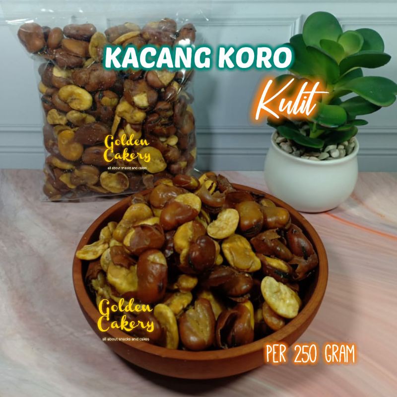 

Kacang KORO KULIT Gurih Asin