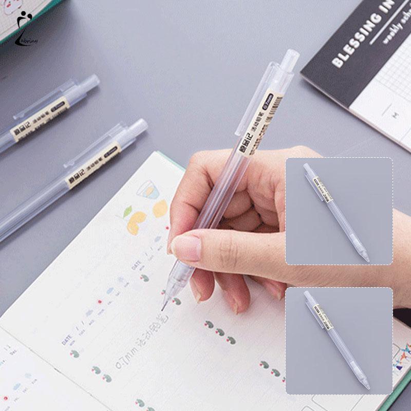 

Batang Transparan Sederhana Buram Pensil Otomatis 0.5mm Inti Siswa Alat Tulis Pena Otomatis 0.7mm Z