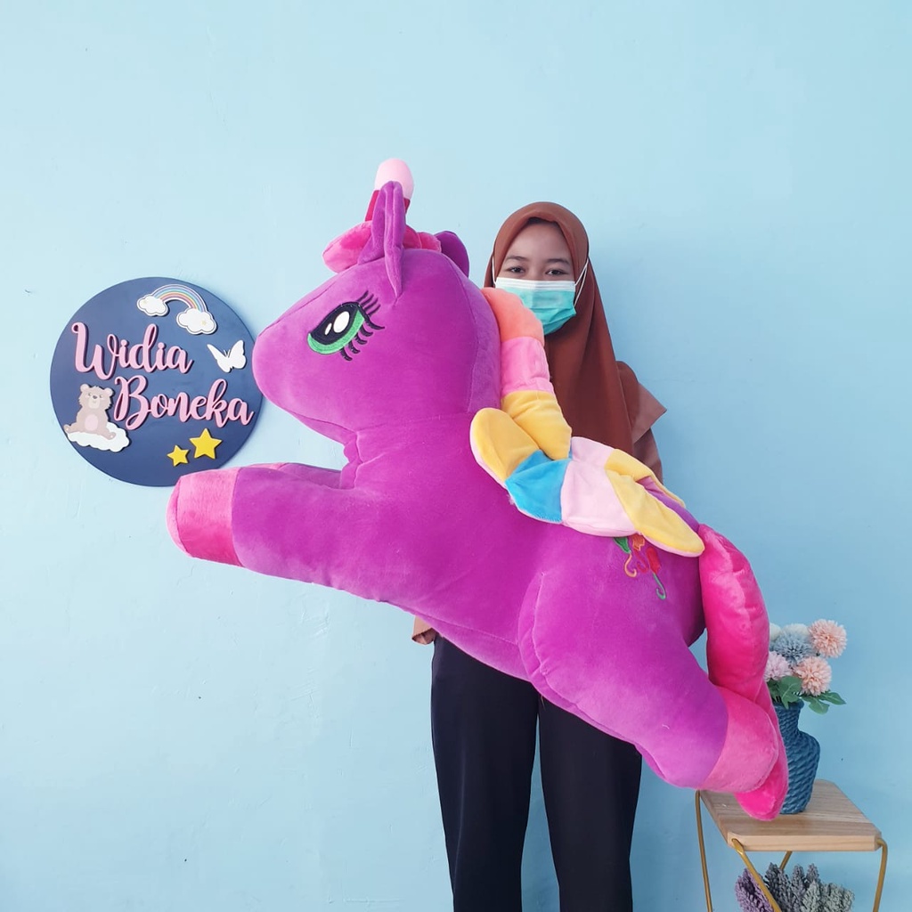 Boneka Kuda Pony Horse Plush Doll Jumbo