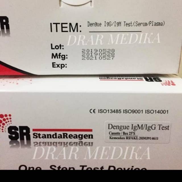 Rapid test DBD demam berdarah