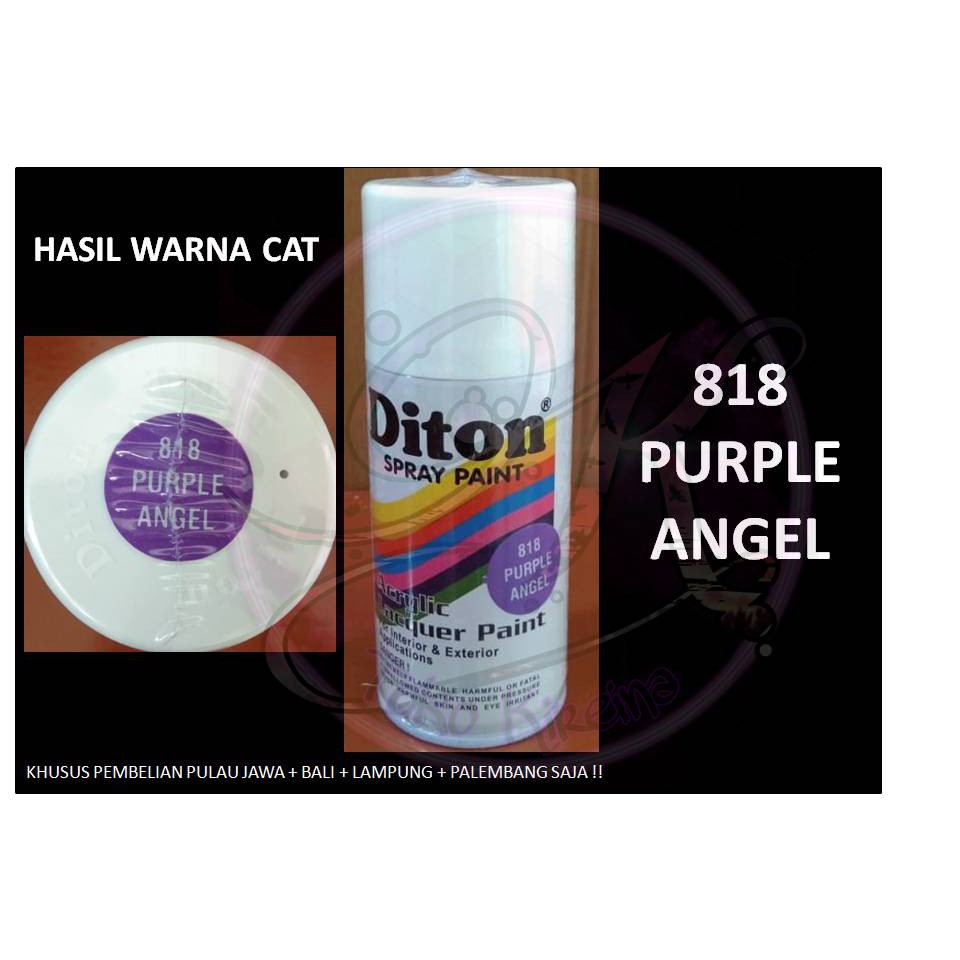Cat Pilox DITON Purple Angel 818 150cc warna ungu muda murah ekonomis