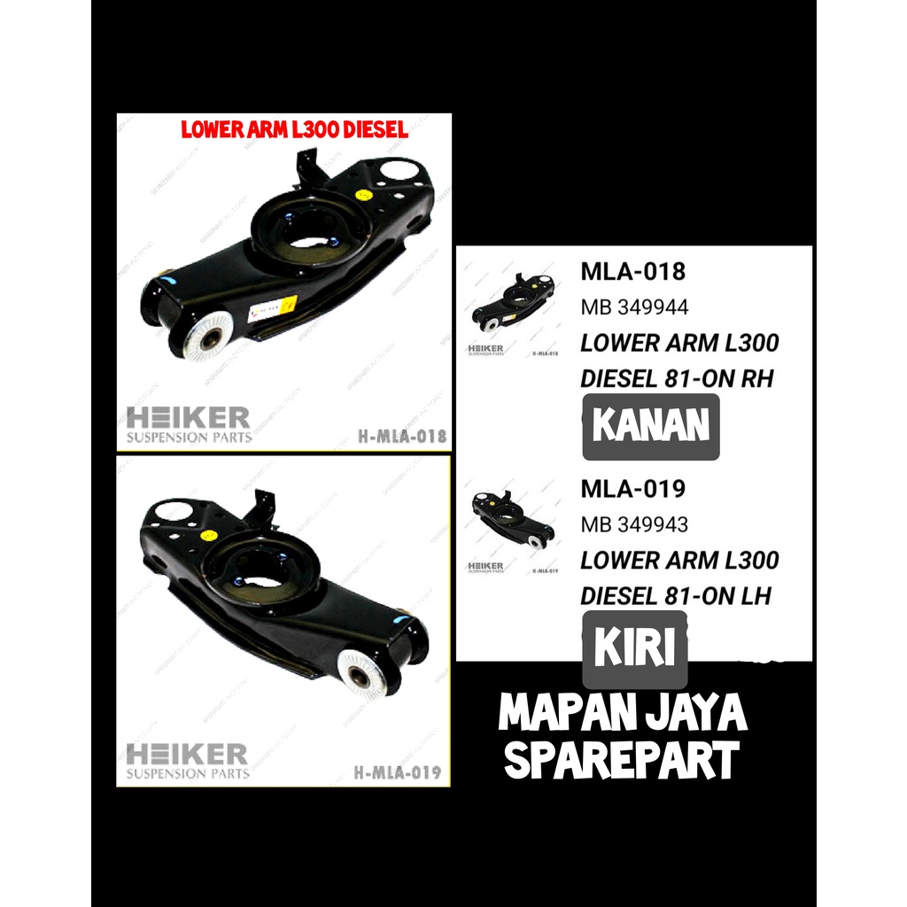 (NO COD) LOWER ARM SAYAP BAWAH MITSUBISHI L300 DIESEL ORI HEIKER