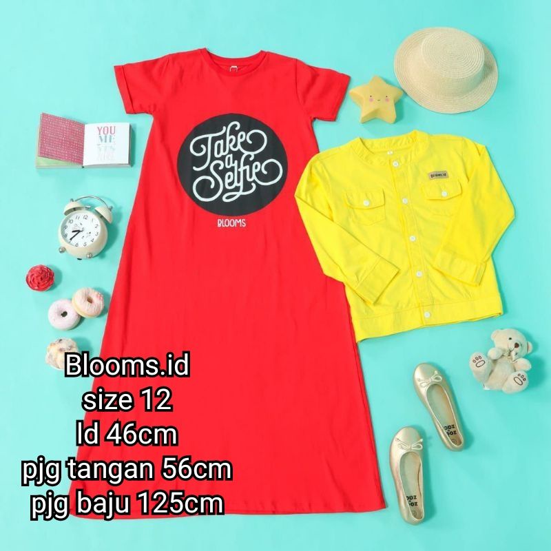 Gamis Remaja Blooms.id size 12