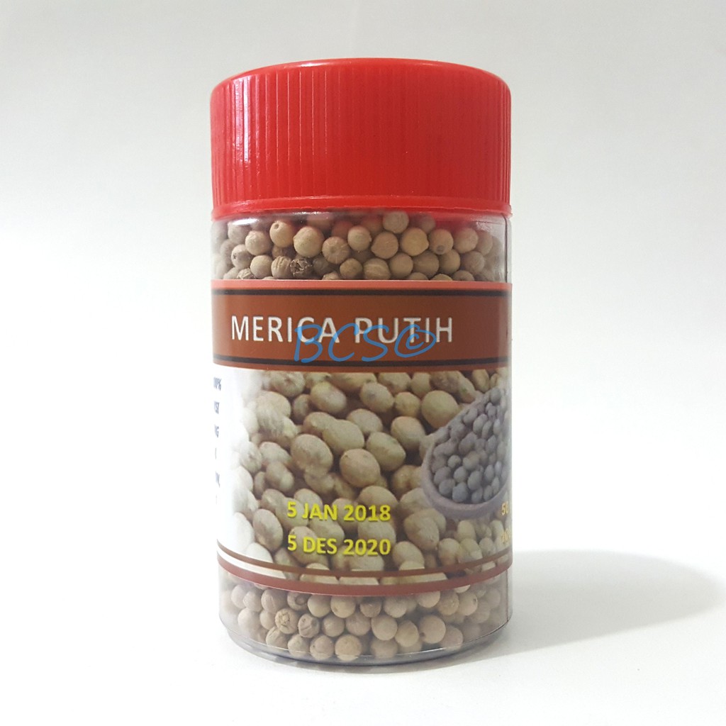 

Biji Merica Putih 100 gram home made murni 100% biji merica produksi Tanjung Balai Karimun Riau