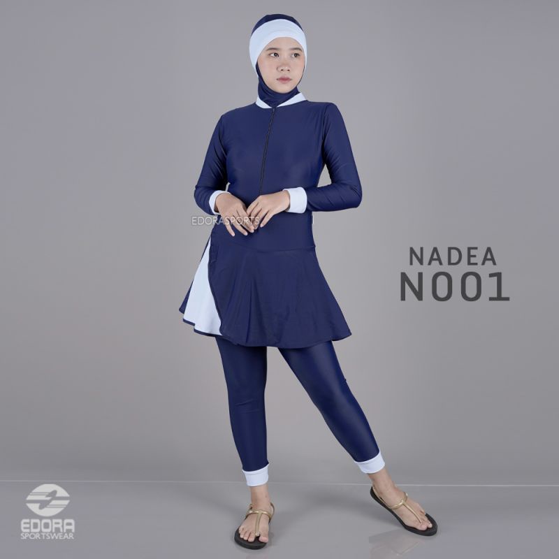 EDORA Baju Renang Muslim Wanita Dewasa NADEA FIT Muslimah ORIGINAL