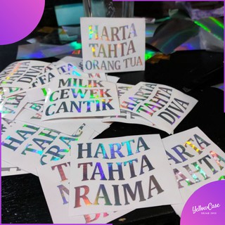  Sticker  TikTok Viral Harta  Tahta  Wanita  Stiker Motor 